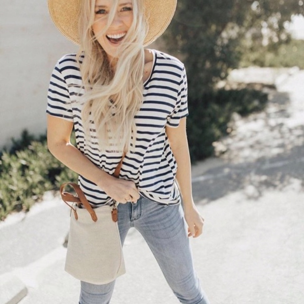 Carly Jean Los Angeles Carly's Favorite V-Neck Tee